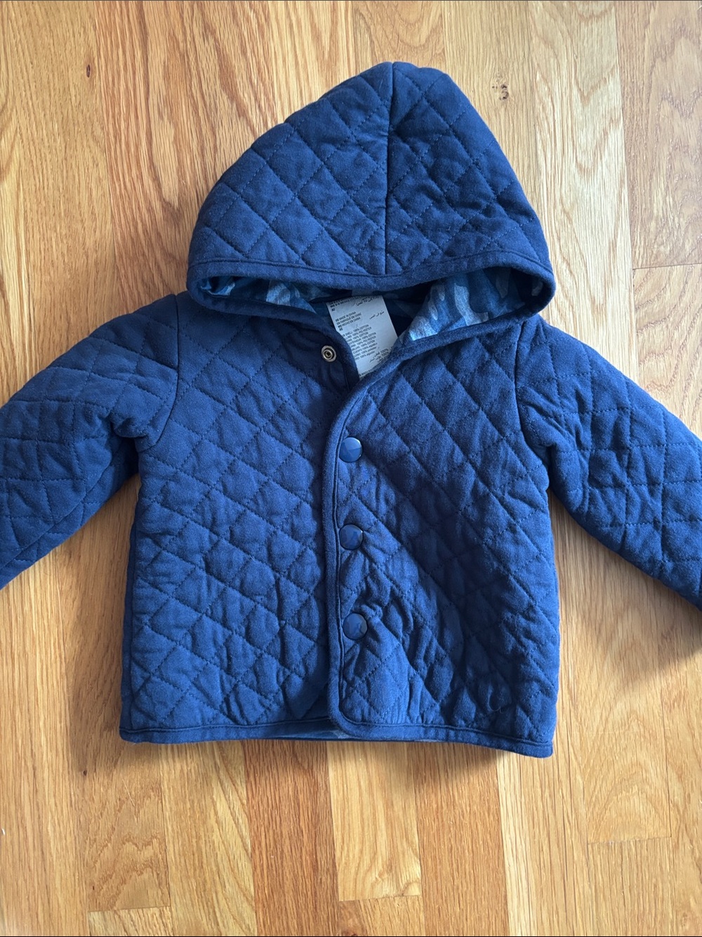 6-9M Reversible Blue Camo Jacket